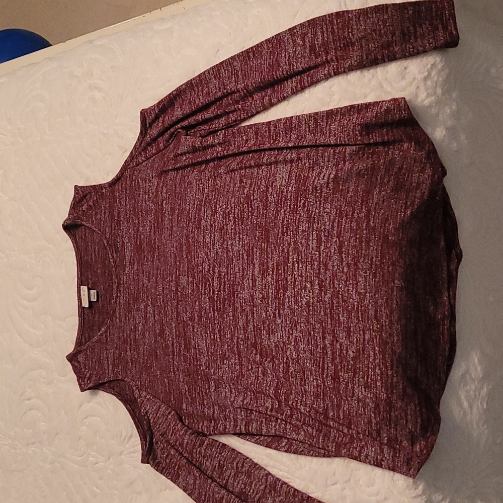 A new day cold shoulder purple top